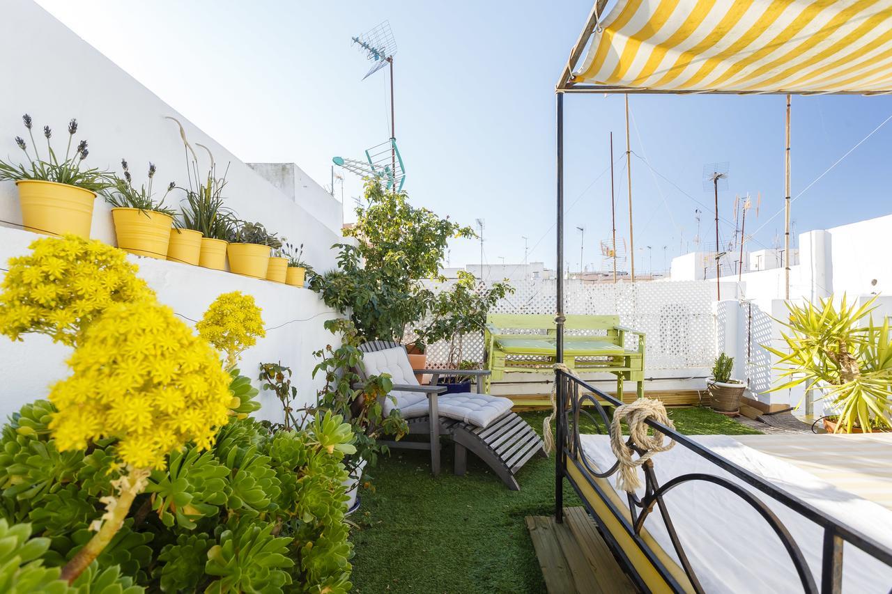 Apartmán Atico El Bohemio Flamenco Cádiz Exteriér fotografie